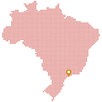 Mapa do Brazil com unidades